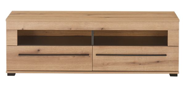 TV-Lowboard Design-D in Evoke Eiche TV Unterteil 140 cm, mit Soft-Close