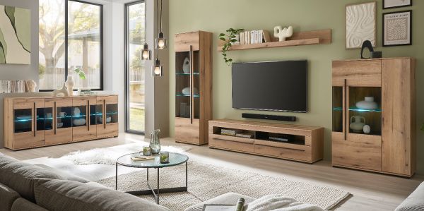 Wandboard Design-D in Evoke Eiche Wandregal 200 cm