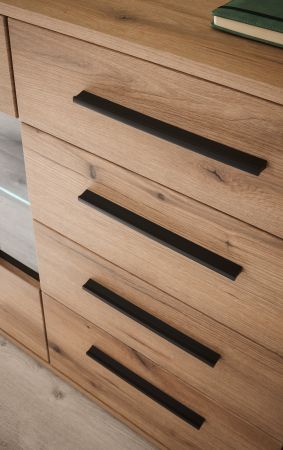 Sideboard Design-D in Evoke Eiche Kommode 150 cm, mit Soft-Close