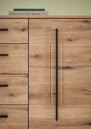 Sideboard Design-D in Evoke Eiche Kommode 150 cm, mit Soft-Close