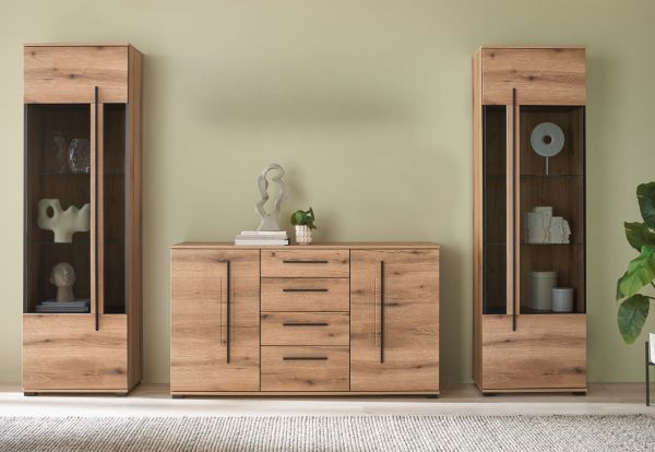 Sideboard Design-D in Evoke Eiche Kommode 150 cm, mit Soft-Close