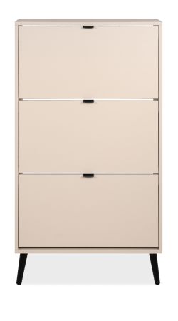 Schuhschrank Aldan in Samt, Schuhkipper 70 x 125 cm
