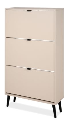 Schuhschrank Aldan in Samt, Schuhkipper 70 x 125 cm