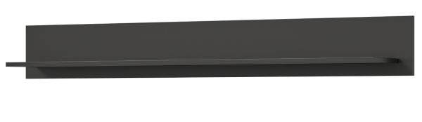 Wandboard Madea in grau matt Wandregal 160 cm B�cherregal