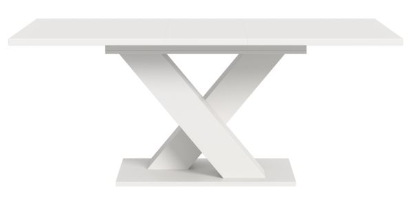 Esstisch Home-X in wei� Tisch ausziehbar 150 - 190 cm