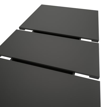 Esstisch Home-X in grau und wei� Tisch ausziehbar 150 - 190 cm