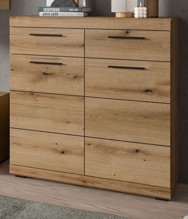 Schuhschrank Shawn in Evoke Eiche Flurkommode 90 x 96 cm