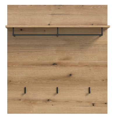 Garderobenpaneel Shawn in Evoke Eiche Wandgarderobe 90 x 98 cm