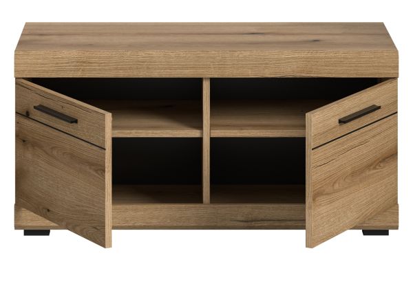 Garderobe Sitzbank Shawn in Evoke Eiche Garderobenbank 90 x 44 cm