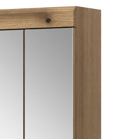 Badm�bel Set 4-teilig Shawn in Sand Kashmir und Evoke Eiche Badkombination 200 x 191 cm