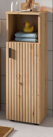 Badezimmer Kommode Livia in Artisan Eiche Badschrank 30 x 95 cm