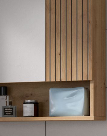 Badm�bel Set 2-teilig Livia in Artisan Eiche Badkombination 60 x 180 cm