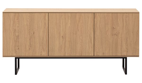 TV-Lowboard Breda in Stone Eiche 150 x 70 cm, mit Push-to-Open und Komforth�he