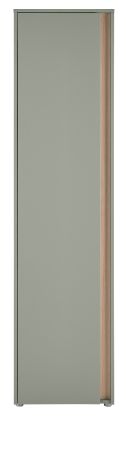 Schuhschrank Center in Salbei Gr�n und Barista Eiche Flurschrank 50 x 200 cm