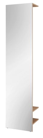 Garderobe Center in Evoke Eiche Kompaktgarderobe mit Spiegel 50 x 200 cm