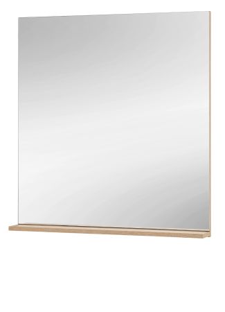 Garderobenspiegel Center in Evoke Eiche Wandspiegel mit Ablage 75 x 80 cm