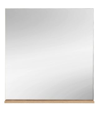 Garderobenspiegel Center in Evoke Eiche Wandspiegel mit Ablage 75 x 80 cm