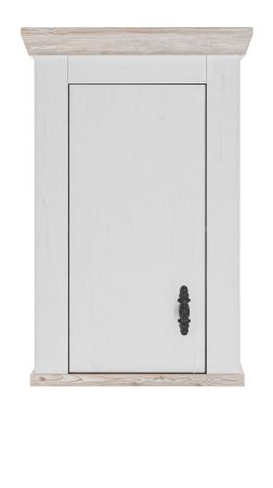 K�che H�ngeschrank Rovola in wei� Pinie Landhaus K�chenschrank h�ngend 55 x 85 cm, Soft-Close