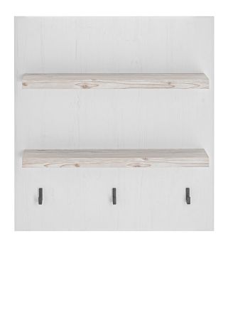 K�chenregal Rovola in wei� Pinie Landhaus K�che Wandregal 60 x 65 cm Gew�rzregal