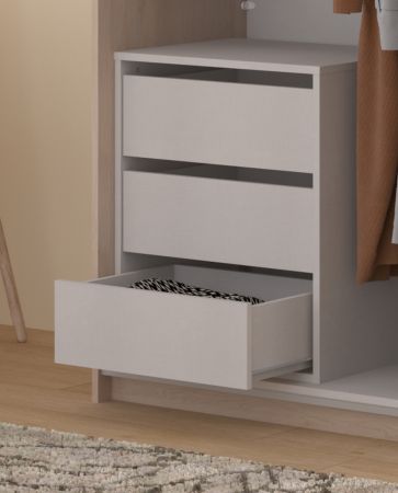 Kleiderschrank Swing in Jackson Eiche Schiebet�renschrank 2-t�rig mit Spiegel 178 x 203 cm, Soft-Close