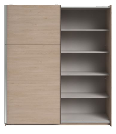 Kleiderschrank Swing in Jackson Eiche Schiebet�renschrank 2-t�rig mit Spiegel 178 x 203 cm, Soft-Close
