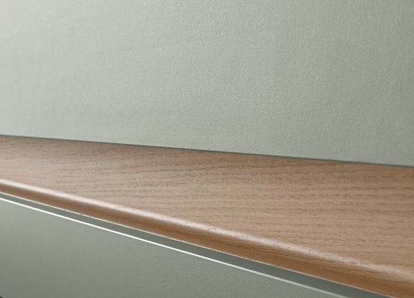 Highboard Center in Salbei und Barista Eiche Kommode 100 x 120 cm