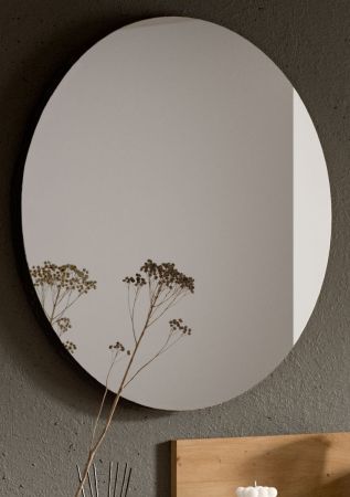 Garderobenspiegel Borga rahmenlos Wandspiegel rund � 70 cm