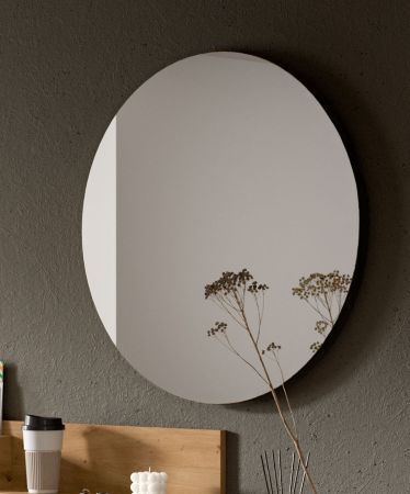 Garderobenspiegel Borga rahmenlos Wandspiegel rund � 70 cm