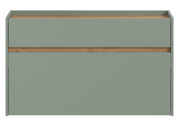 Schuhkipper Borga in Salbei und Artisan Eiche Schuhschrank h�ngend 110 cm