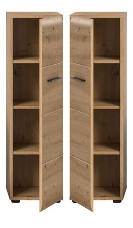Badezimmer Kommode Cover in Artisan Eiche Badkommode h�ngend / stehend 30 x 106 cm