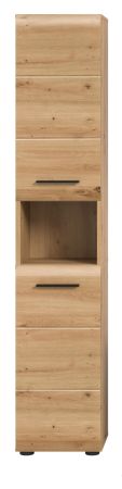 Badezimmer Hochschrank Cover in Artisan Eiche Badschrank 30 x 185 cm