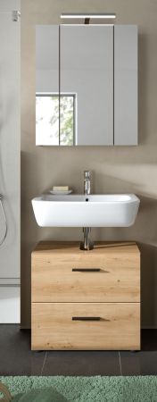 Badm�bel Set 2-teilig Cover in Artisan Eiche Badkombination 60 x 185 cm