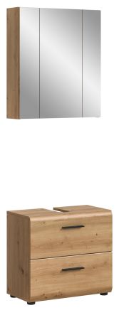Badm�bel Set 2-teilig Cover in Artisan Eiche Badkombination 60 x 185 cm
