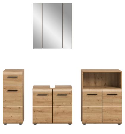 Badm�bel Set 4-teilig Cover in Artisan Eiche Badkombination 180 x 185 cm