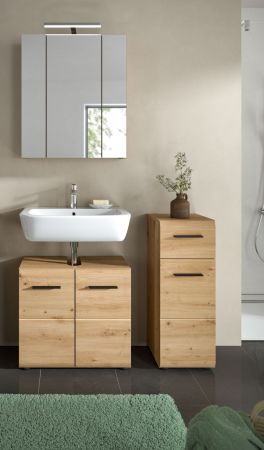 Badm�bel Set 3-teilig Cover in Artisan Eiche Badkombination 105 x 185 cm