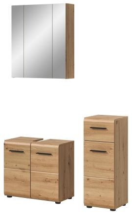 Badm�bel Set 3-teilig Cover in Artisan Eiche Badkombination 105 x 185 cm