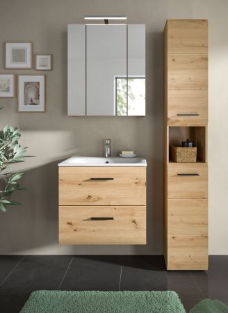 Badm�bel Set 3-teilig Cover in Artisan Eiche Badkombination 105 x 185 cm