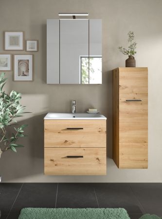 Badm�bel Set 3-teilig Cover in Artisan Eiche Badkombination 105 x 185 cm