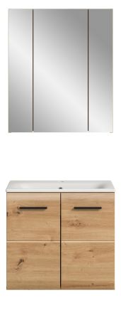 Badm�bel Set 2-teilig Cover in Artisan Eiche Badkombination 60 x 185 cm