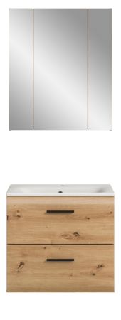Badm�bel Set 2-teilig Cover in Artisan Eiche Badkombination 60 x 185 cm