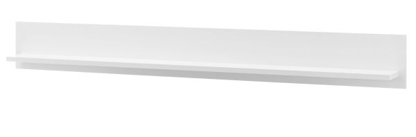 Wandboard Miami in wei� Wandregal 184 cm