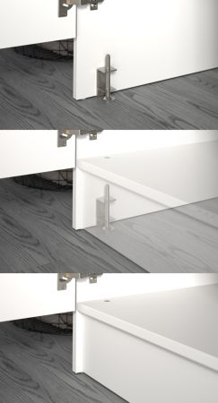 Waschmaschinenschrank Flexy in wei� Set 3-teilig 182 x 195 cm