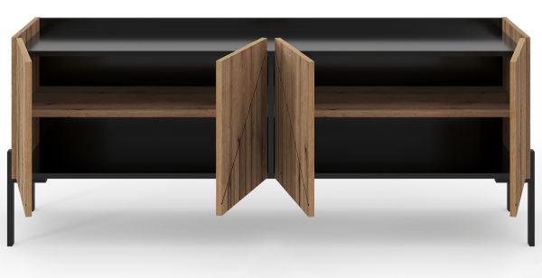TV-Lowboard Norick in Evoke Eiche TV Unterteil 153 x 62 cm, mit Soft-Close und Komforth�he