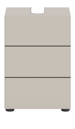 Waschbeckenunterschrank Larik in Kaschmir Badezimmer Unterschrank 38 x 56 cm