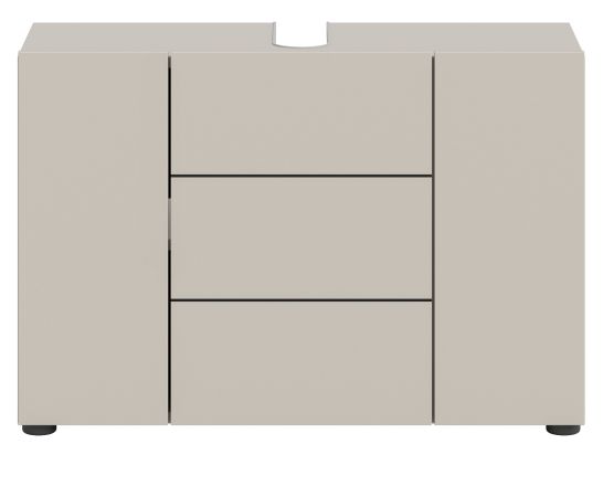 Waschbeckenunterschrank Larik in Kaschmir Badezimmer Unterschrank 82 x 56 cm