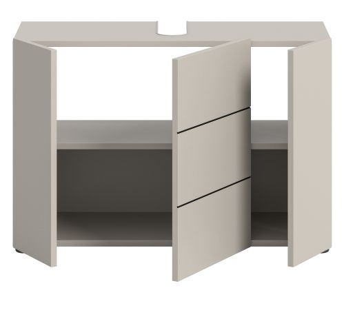 Waschbeckenunterschrank Larik in Kaschmir Badezimmer Unterschrank 82 x 56 cm