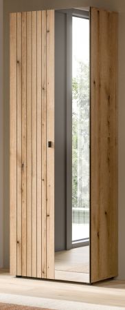 Garderobenschrank Loreno in Evoke Eiche Schuhschrank 70 x 192 cm, variable Inneneinteilung