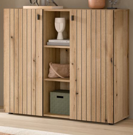 Flurkommode Loreno in Evoke Eiche Schuhschrank 106 x 96 cm
