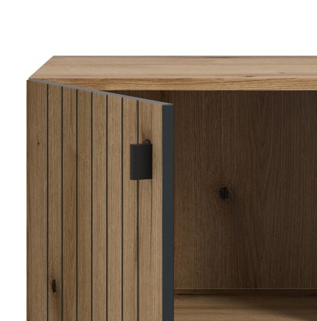 Garderobe Set 4-teilig Loreno in Evoke Eiche 237 x 192 cm