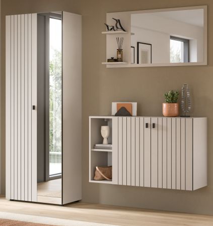 Garderobe Set 3-teilig Loreno in Kaschmir 191 x 192 cm